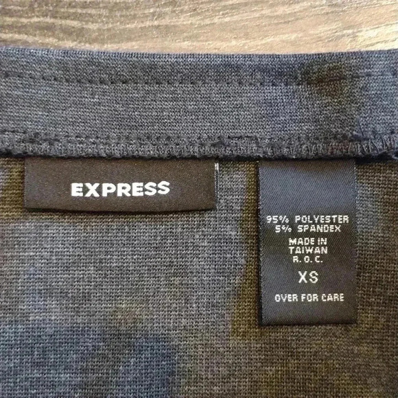 Express Gray Mini Skirt - Picture 2 of 5